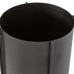 Arda Plantenpot Metaal Zwart 40cm