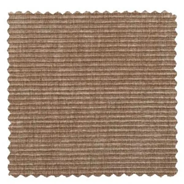Statement Hoekbank Rechts Platte Brede Rib Clay