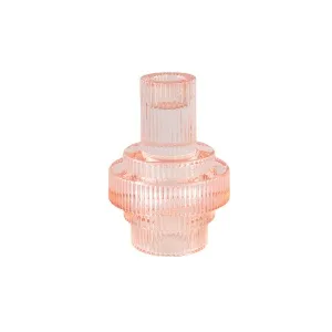 Kandelaar Lavine Roze