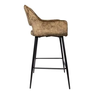 Barkruk Fallon Velvet  Groen
