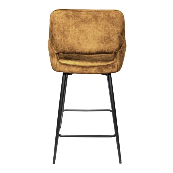 Barkruk Fal Velvet Gold