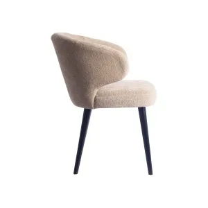 Eetkamerstoel Fiori Structure Velvet Sand