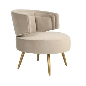 Fauteuil Hazel khaki velvet (Quartz Khaki 903)
