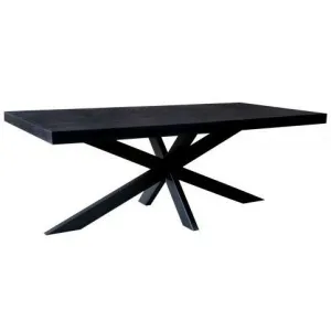 Eettafel Carleon Spider II 180 Zwart Mangohout