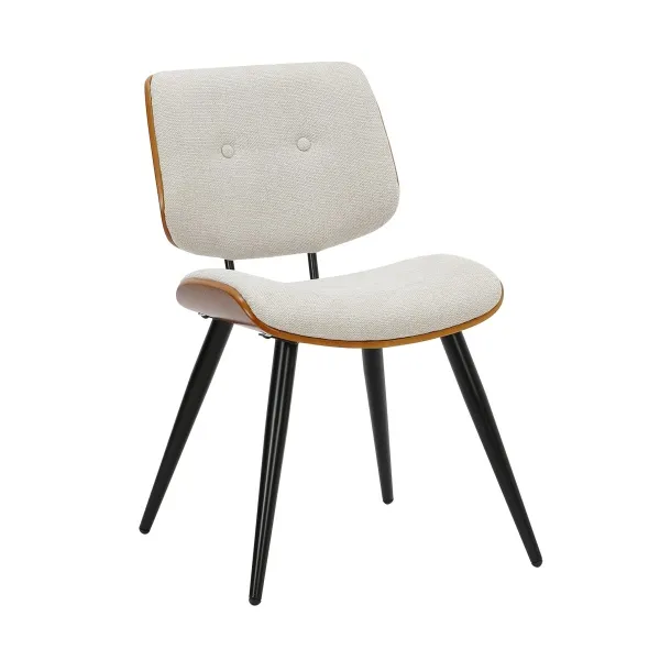 Eetkamerstoel Ray II Grijs / Walnoot
