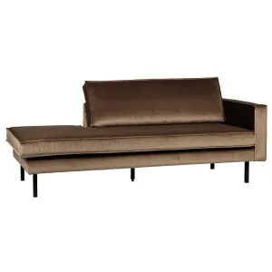 Rodeo Daybed Right Velvet Taupe