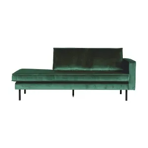 Rodeo Daybed Right Velvet Green Forest