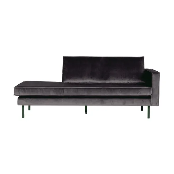 Rodeo Daybed Right Velvet Antraciet