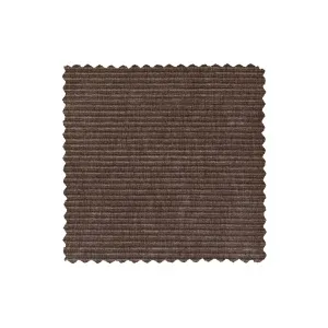 Statement Hocker Brede Platte Rib Taupe