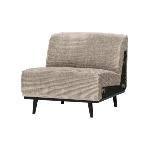 Statement 1-zits Element Brede Platte Rib Clay