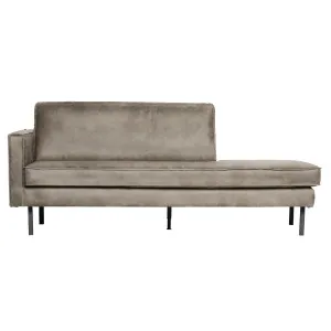 Rodeo Daybed Left Elephant Skin