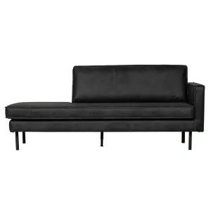 Rodeo Daybed Right Zwart