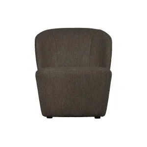 Lofty Fauteuil BouclÉ Bruin