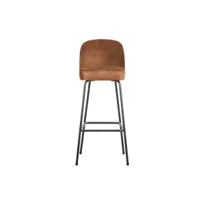 Vogue Barstoel 80cm Leer Cognac
