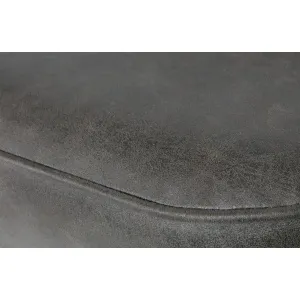 Vogue Barstoel 65cm Leer Zwart
