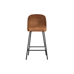 Vogue Barstoel 65cm Leer Cognac