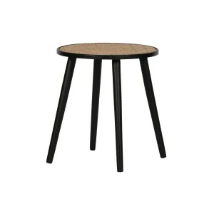 Ditmer Bijzettafel Hout Naturel/zwart