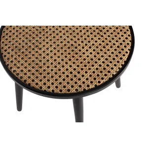 Ditmer Bijzettafel Hout Naturel/zwart