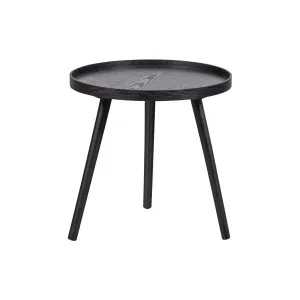 Mesa Bijzettafel M Hout Zwart 45xØ45