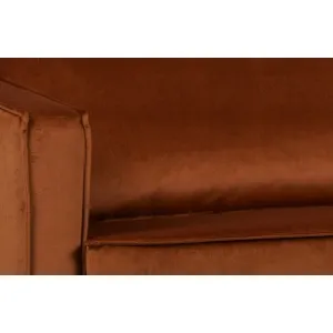 Rodeo Daybed Left Velvet Roest
