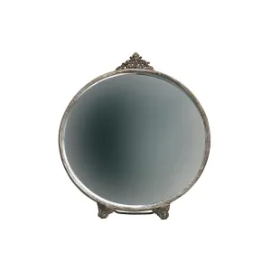 Posh Spiegel Round Metaal Antique Brass