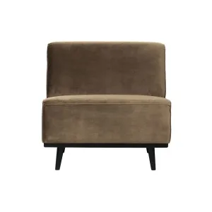 Statement 1-zits Element Fluweel Taupe