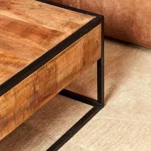 Salontafel Denver Mango 80×80 cm