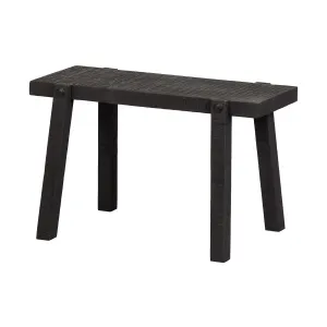 Luis Bijzettafel Mango Hout Zwart
