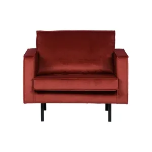 Rodeo Fauteuil Velvet Chestnut