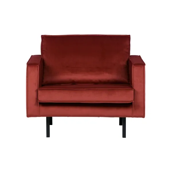 Rodeo Fauteuil Velvet Chestnut