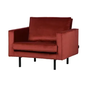 Rodeo Fauteuil Velvet Chestnut