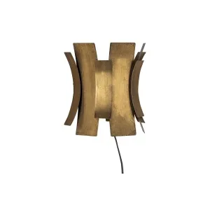 Course Wandlamp Metaal Antique Brass