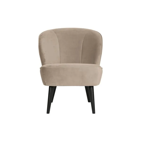 Sara Fauteuil Fluweel Khaki