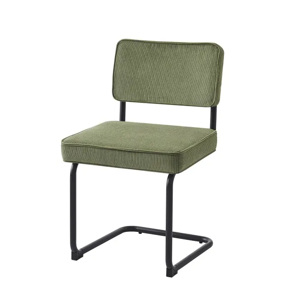 Eetkamerstoel Bauhaus Rib Groen