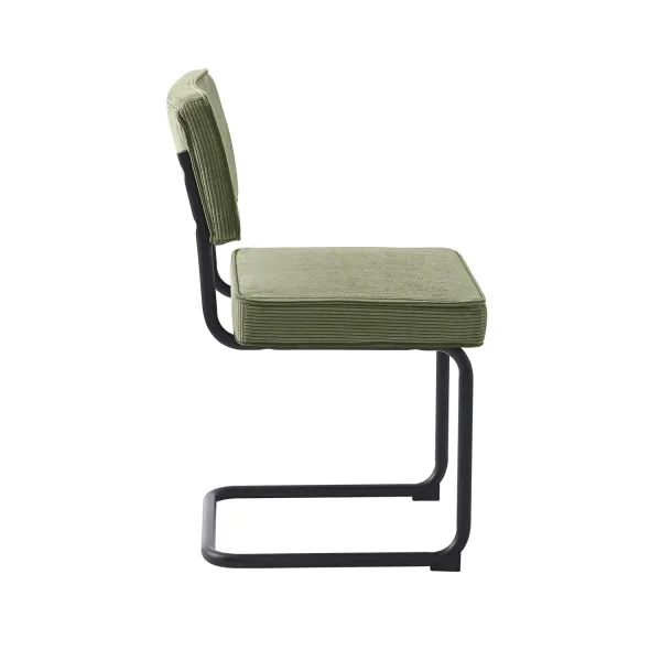 Eetkamerstoel Bauhaus Rib Groen