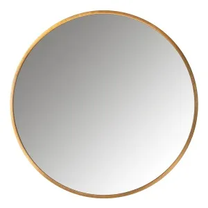 Spiegel Maevy goud 110Ø (Gold)