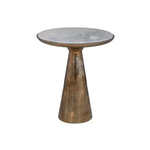 Bijzettafel Ethan 46Ø brushed goud (Gold)