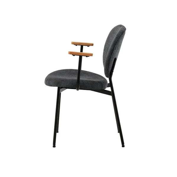 Armstoel Lola Antraciet