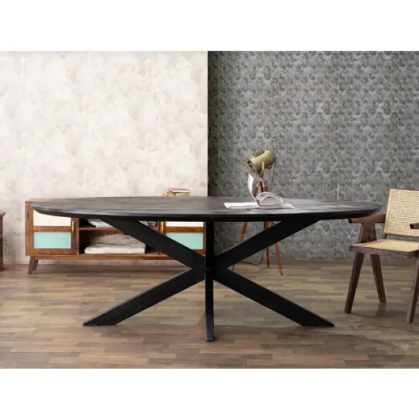 Eettafel Odin Ovaal 260 Zwart