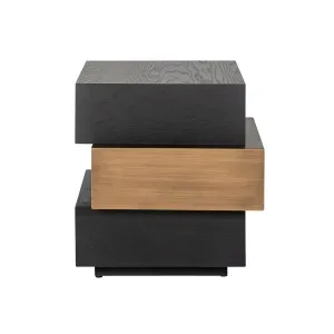 Bijzettafel Cambon blok (Dark coffee)