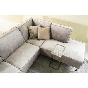 Hoekbank Michelle Taupe