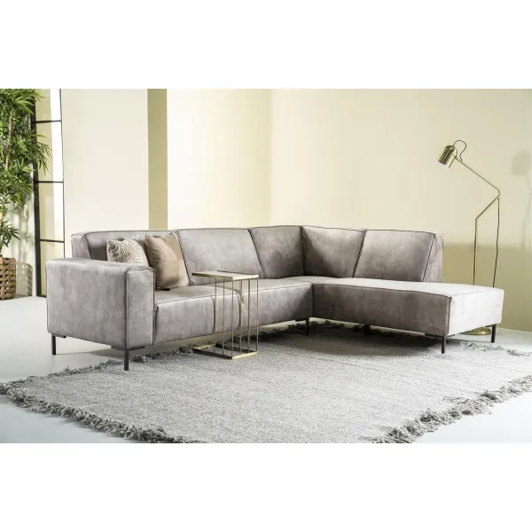 Hoekbank Michelle Taupe