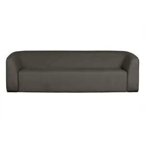Sloping 3-zits Bank Grijs/zwart Melange