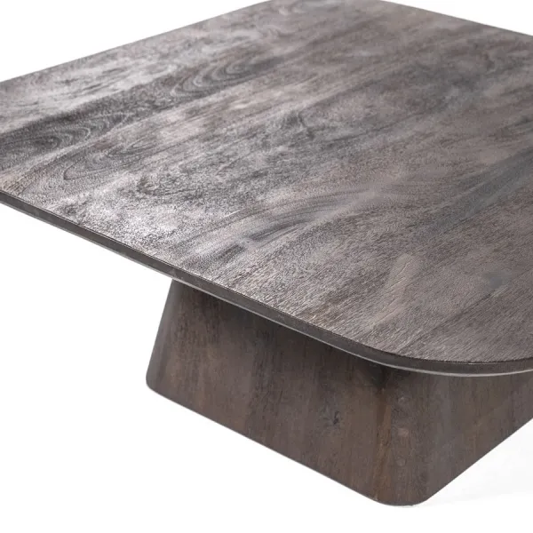 Salontafel Aron Vierkant 80x80 Bruin