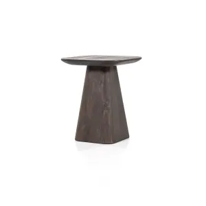 Bijzettafel Aron Vierkant 40x40 Bruin