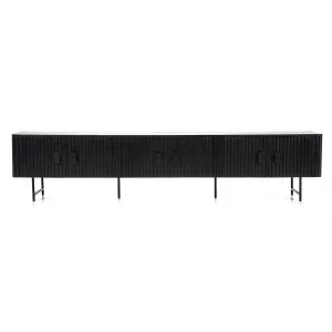 TV meubel Remi 6-drs. - zwart