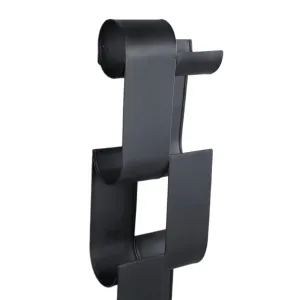 Wijnrek Rectangle Zwart Metaal