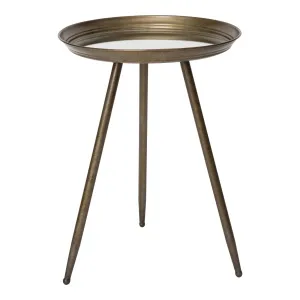 Bijzettafel Gavino Messing