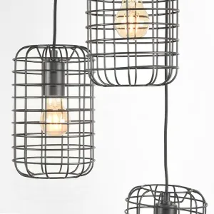 Hanglamp Solido - Zwart - Metaal