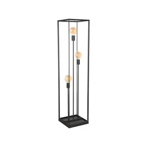 Vloerlamp Tetto - Zwart - Metaal